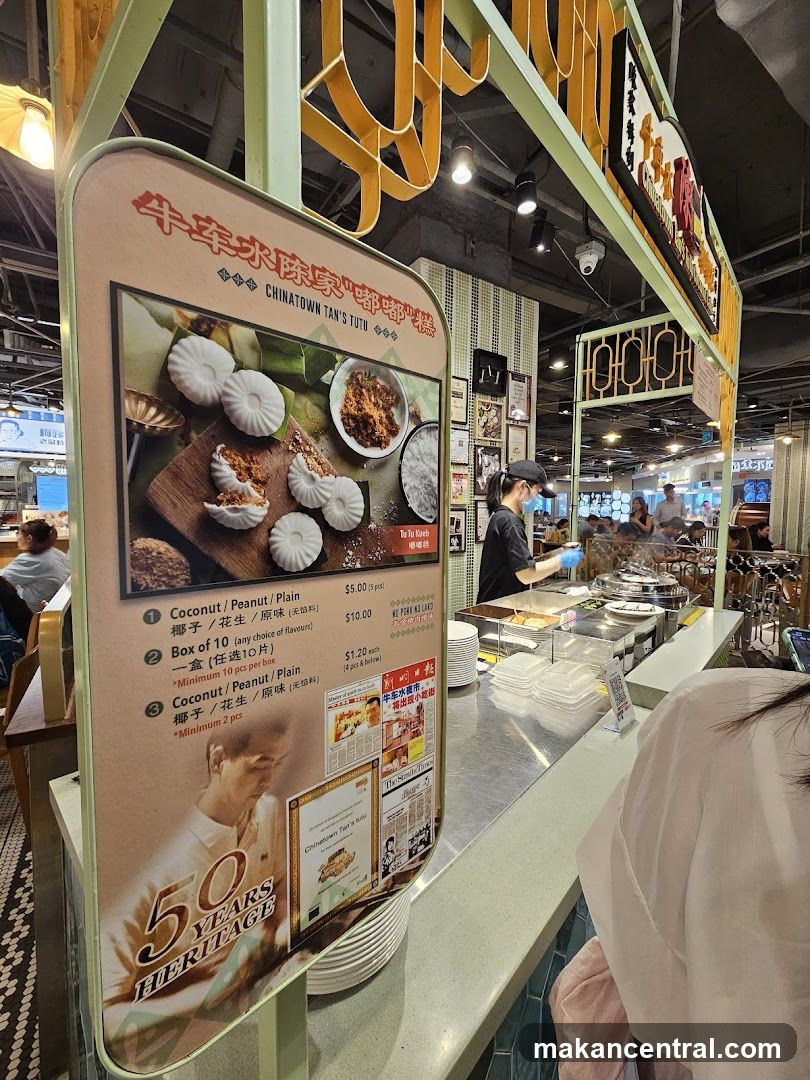 Chinatown Tan's Tutu Menu