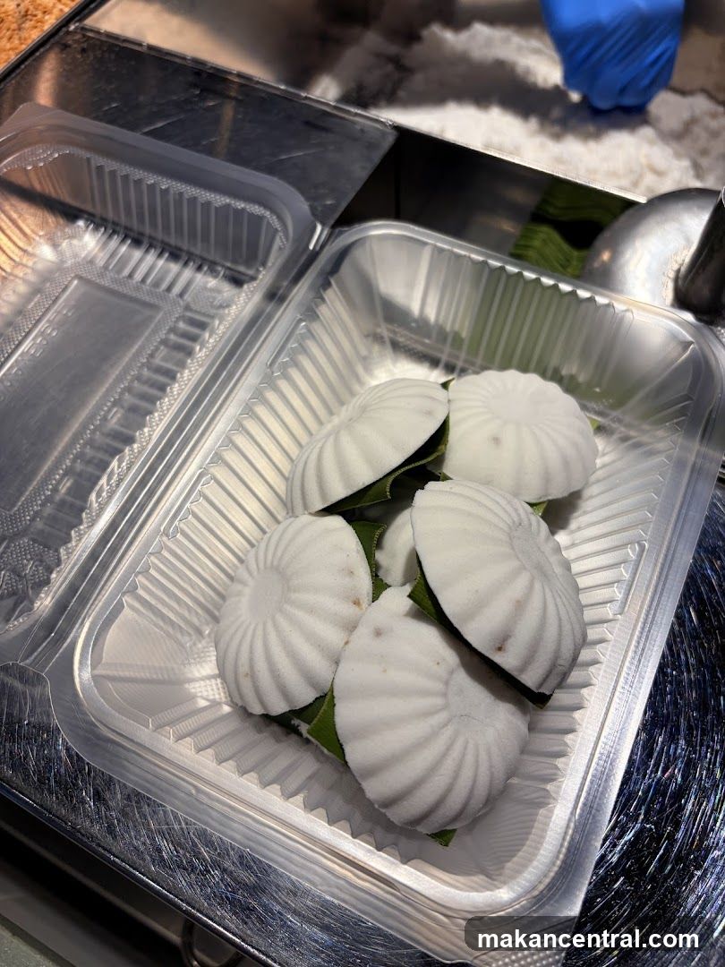 White Steamed Cakes in a Container