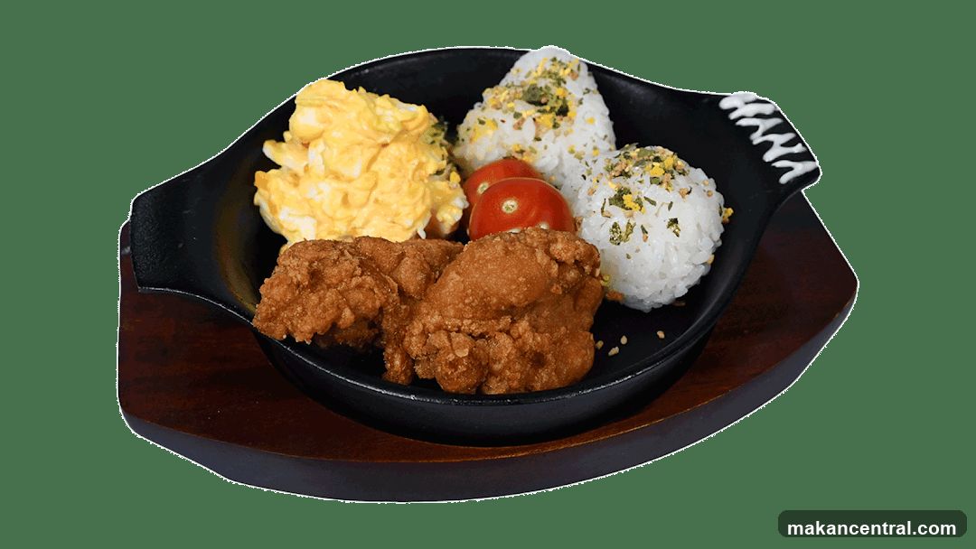 Fried Chicken and Rice Balls