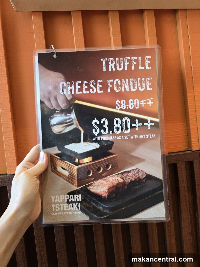 Truffle Cheese Fondue