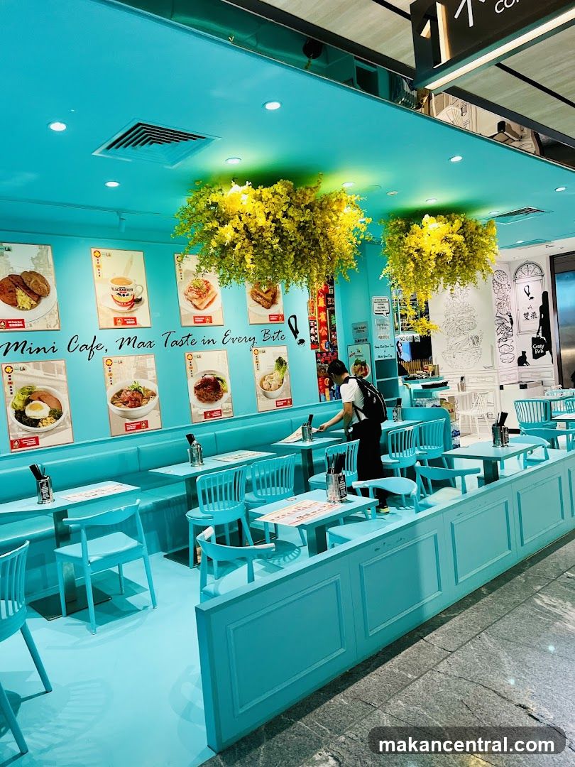 Brightly Decorated Cafe Interior