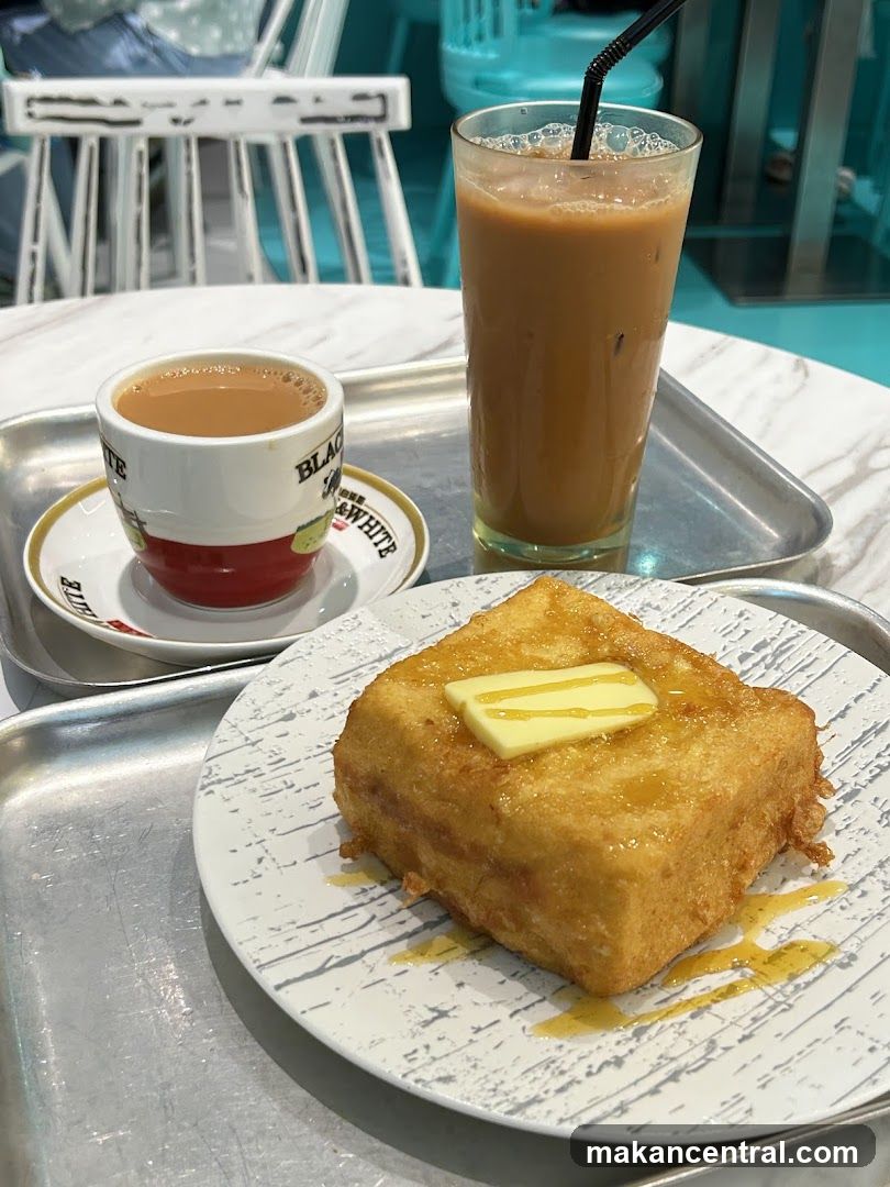 French Toast with Milk Tea