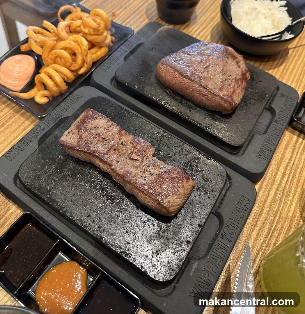 Steak on Hot Stone