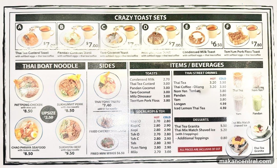 Crazy Toast Sets