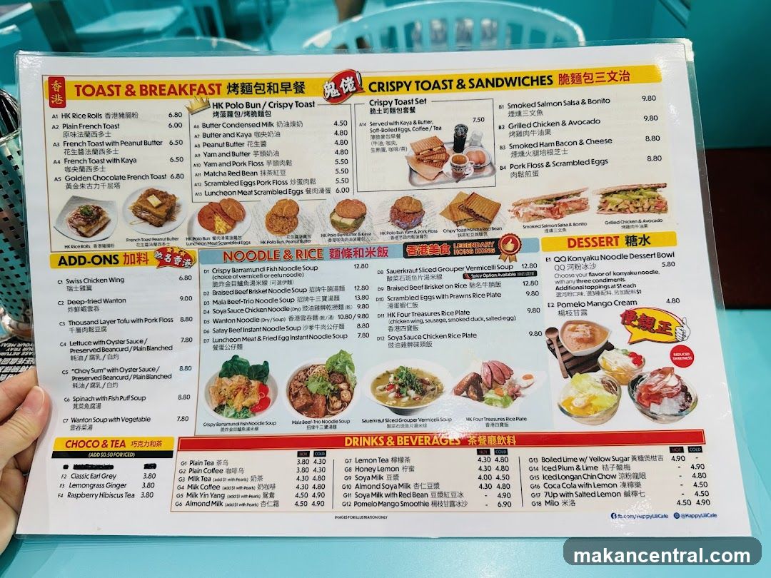 TOAST & BREAKFAST CRISPY TOAST & SANDWICHES