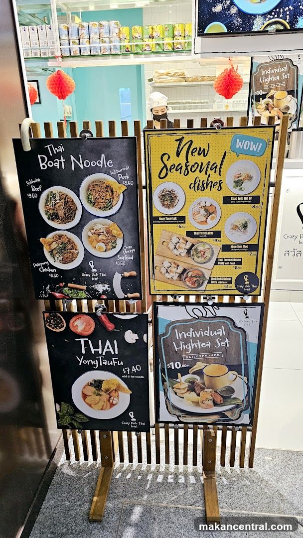 Thai Food Menu Boards