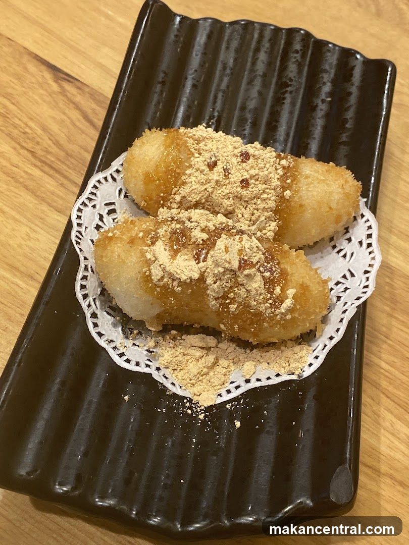 Fried Mochi with Kinako