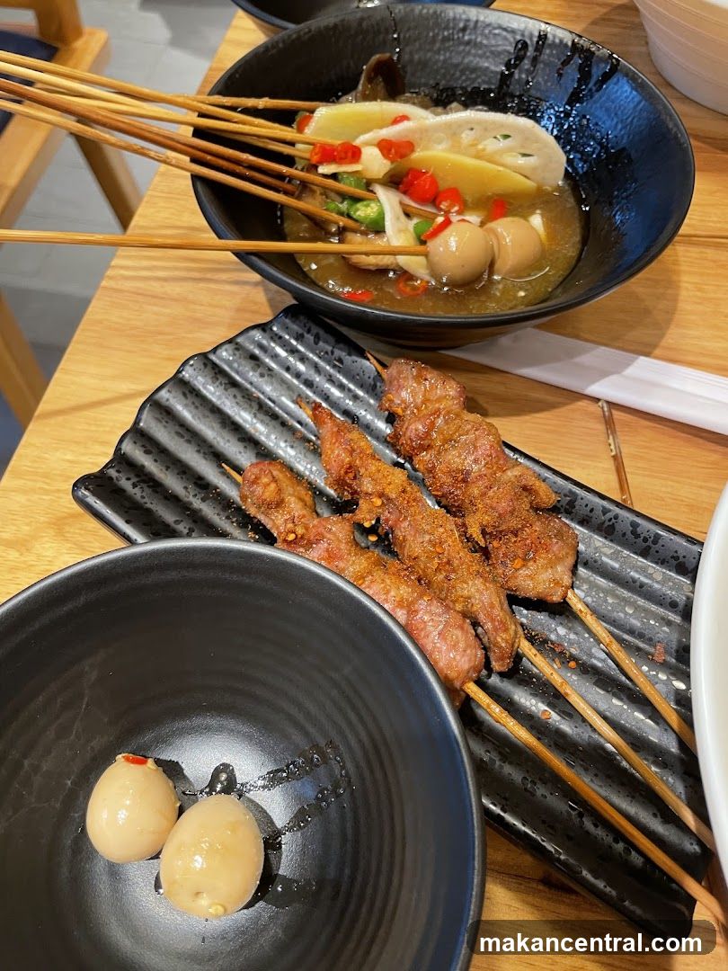 Skewers and Boiled Eggs