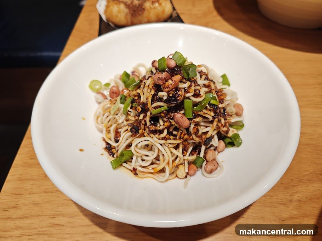 Spicy Noodles with Peanuts and Scallions