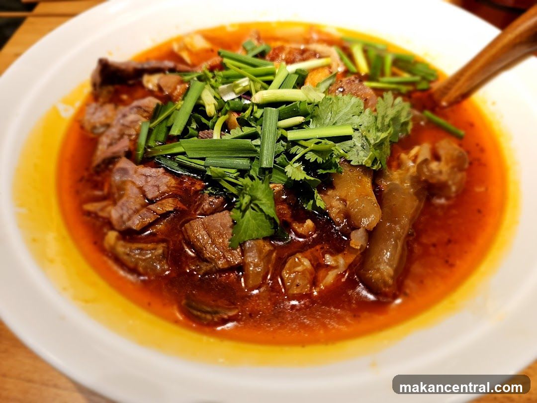 Spicy Beef and Tendon Dish