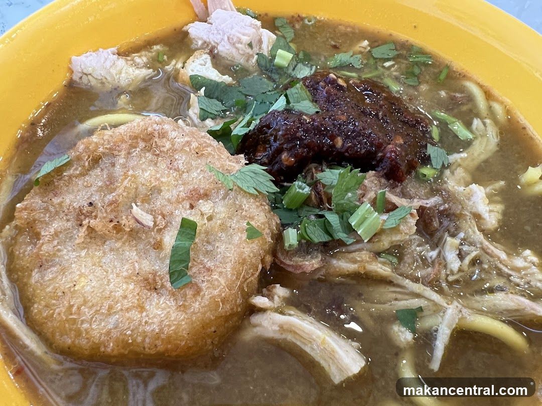 Noodle Soup with Fried Egg and Chili Paste