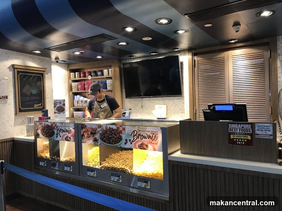 Popcorn and Brownie Shop Counter
