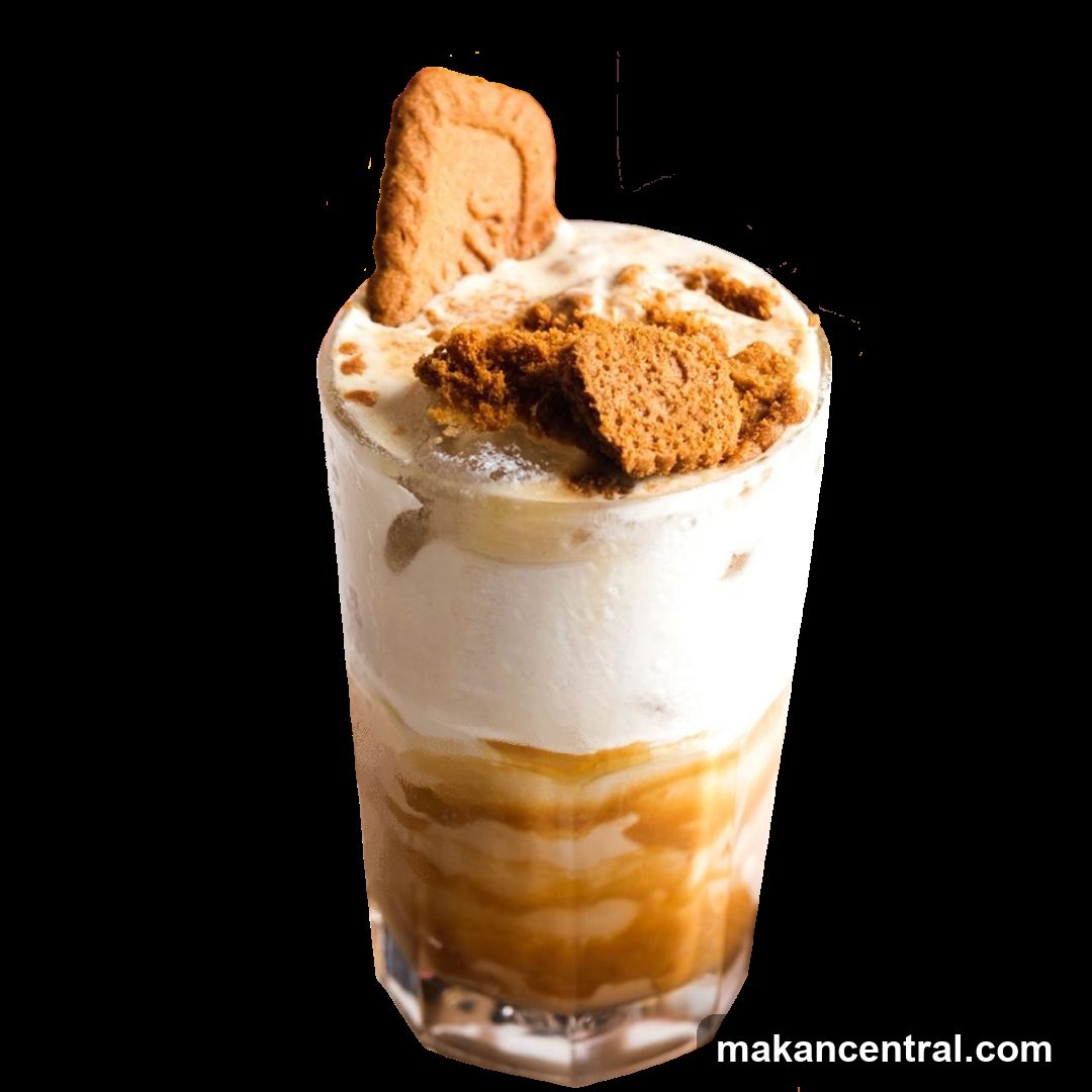 Dessert Drink with Cookie Crumble