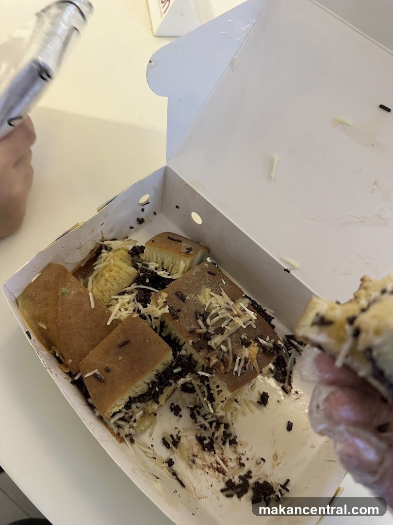 Martabak Manis with Chocolate and Cheese