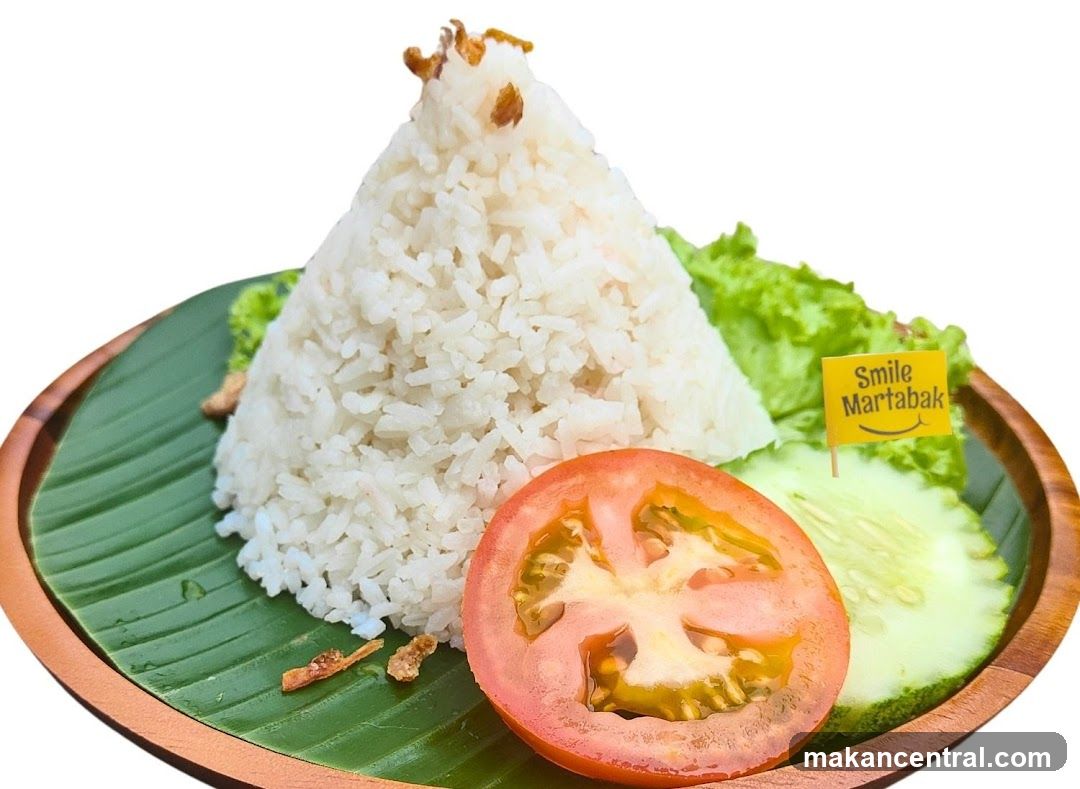 Nasi Lemak with Smile Martabak flag