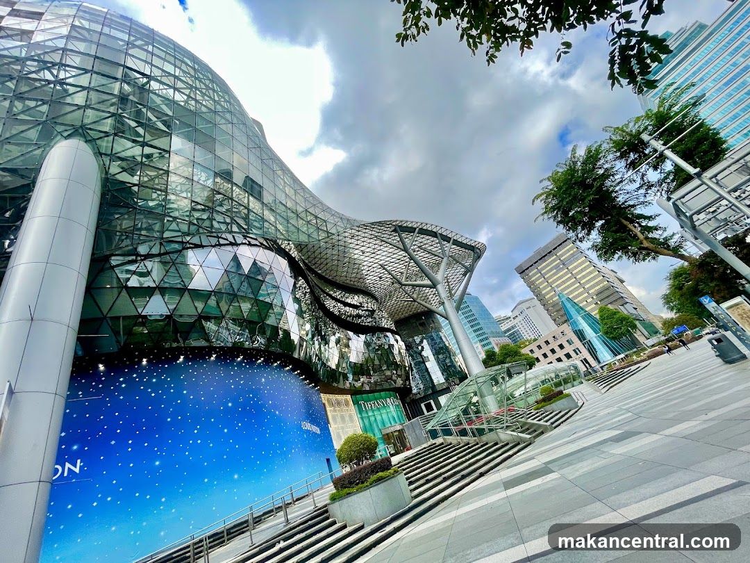 Modern Building Facade with Starry Display