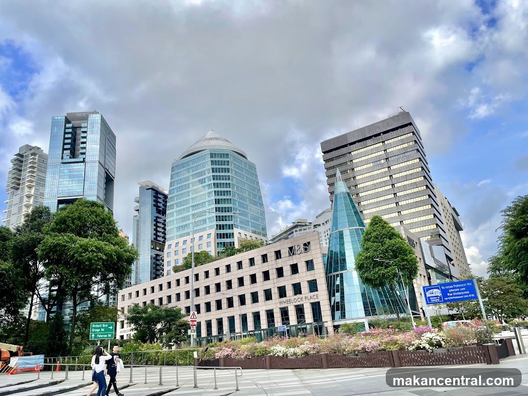 Modern Cityscape with Buildings and Greenery