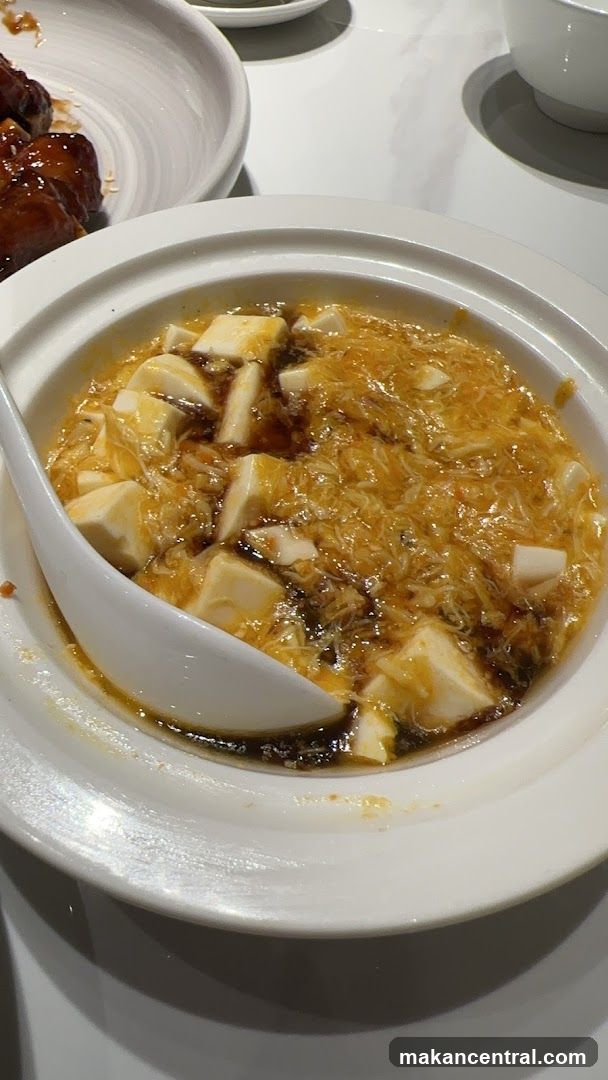 Tofu and Crab Dish