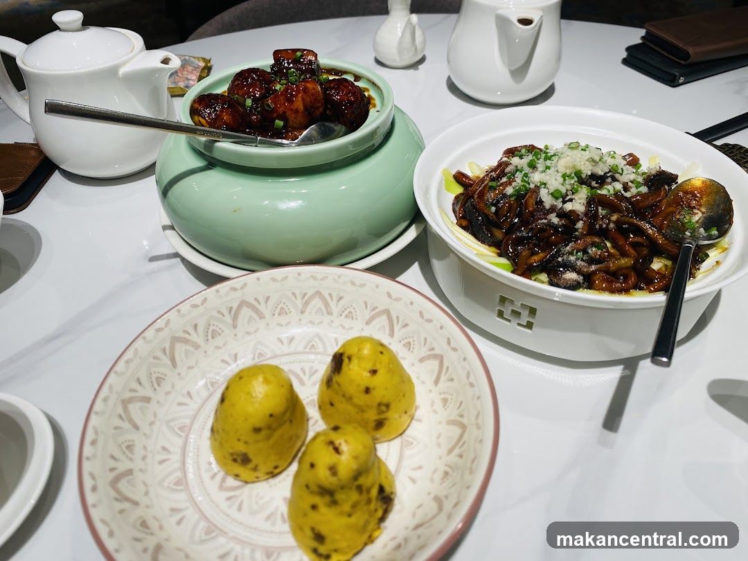 Table with Chinese Food