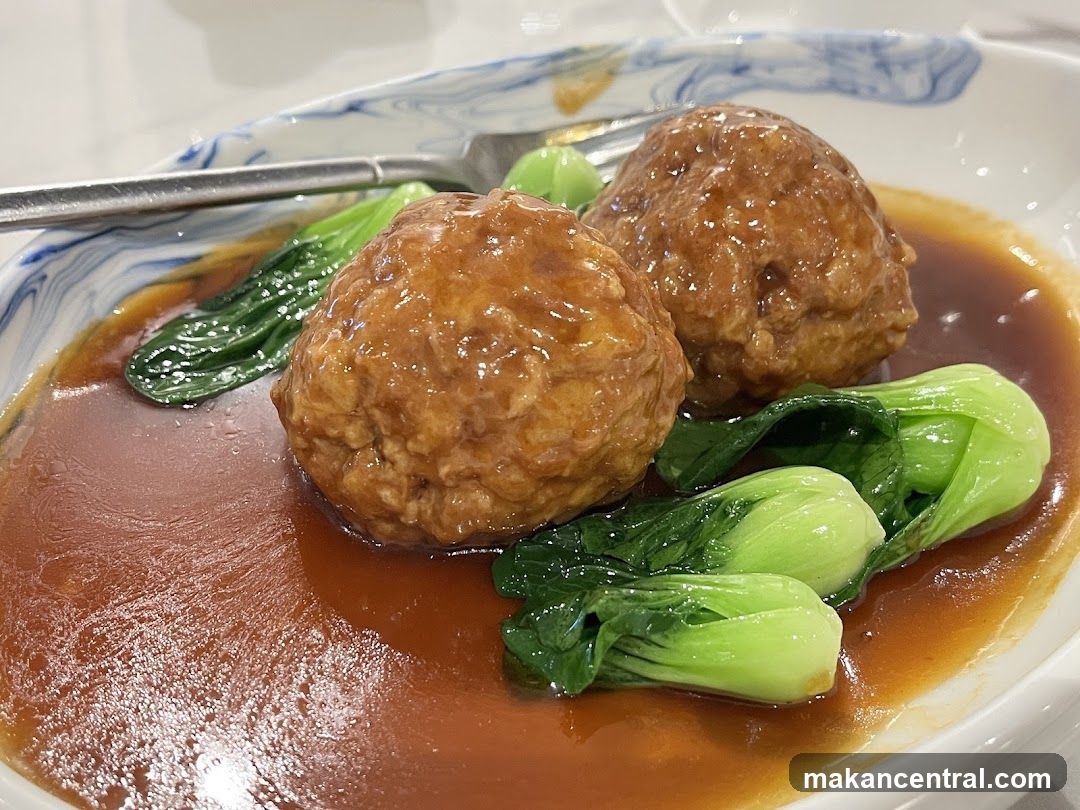 Meatballs with Bok Choy