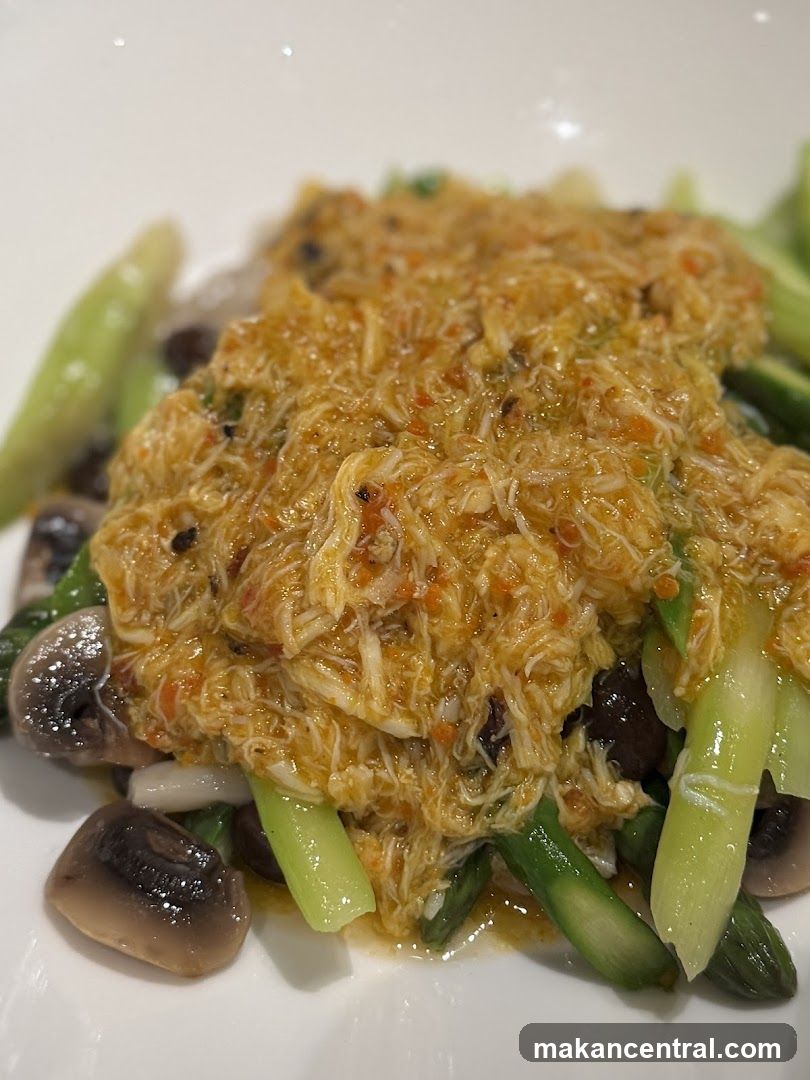 Crab and Asparagus Dish