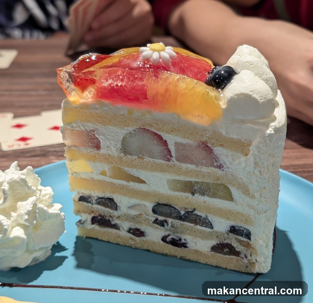 Slice of Fruit Cake