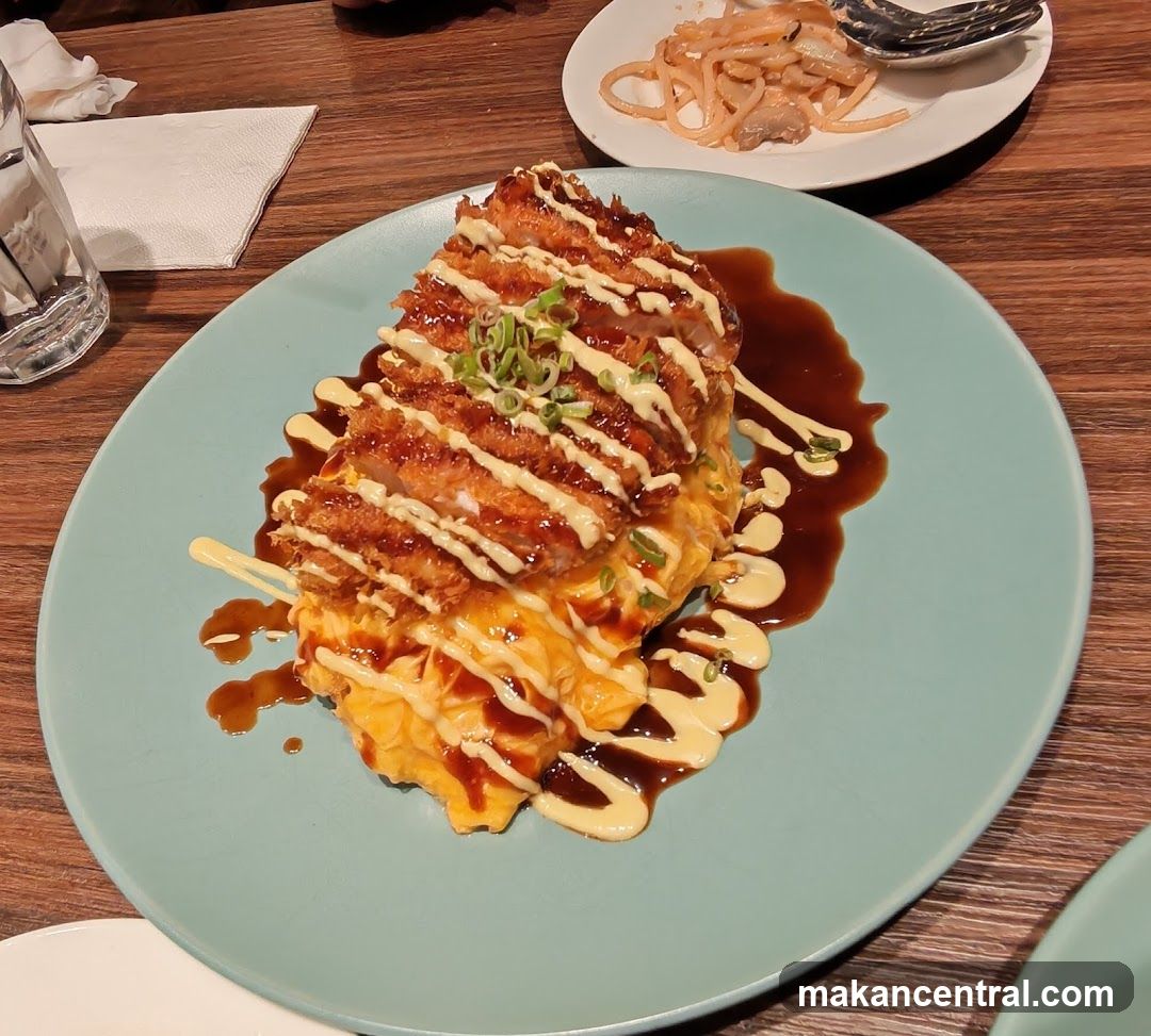 Omurice with Katsu