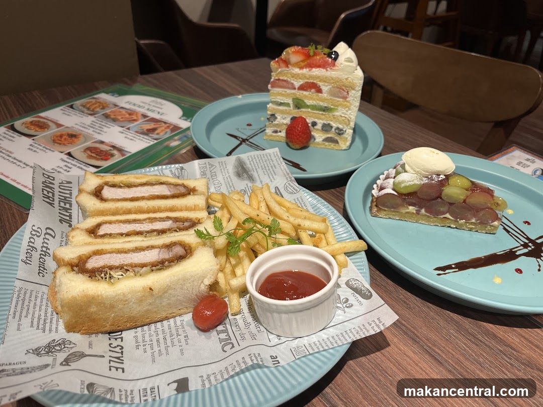 Sandwich, Fries, and Desserts