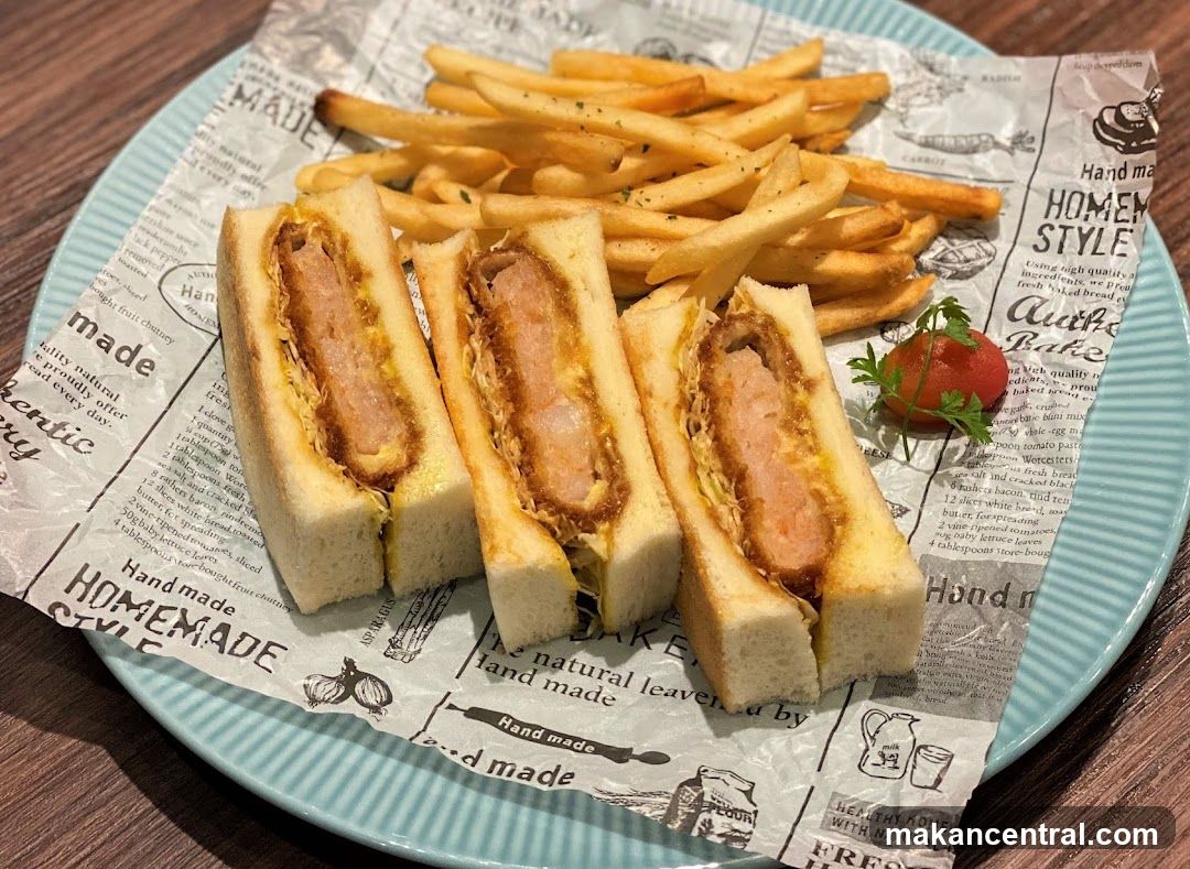 Katsu Sandwich with Fries