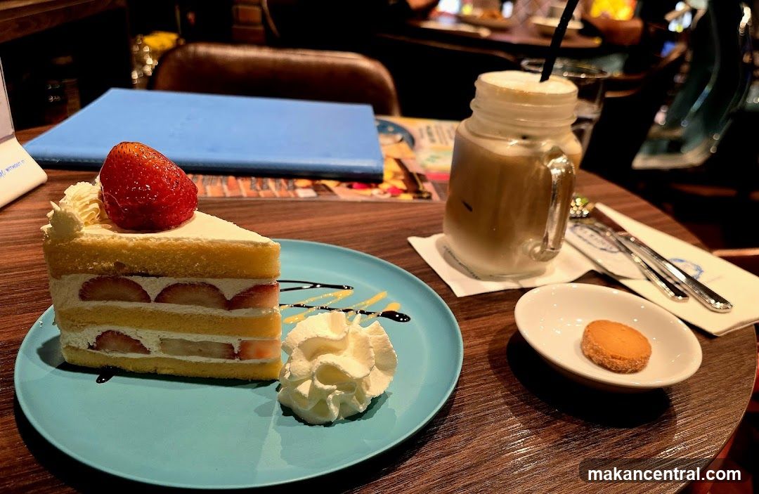 Strawberry Shortcake and Iced Coffee