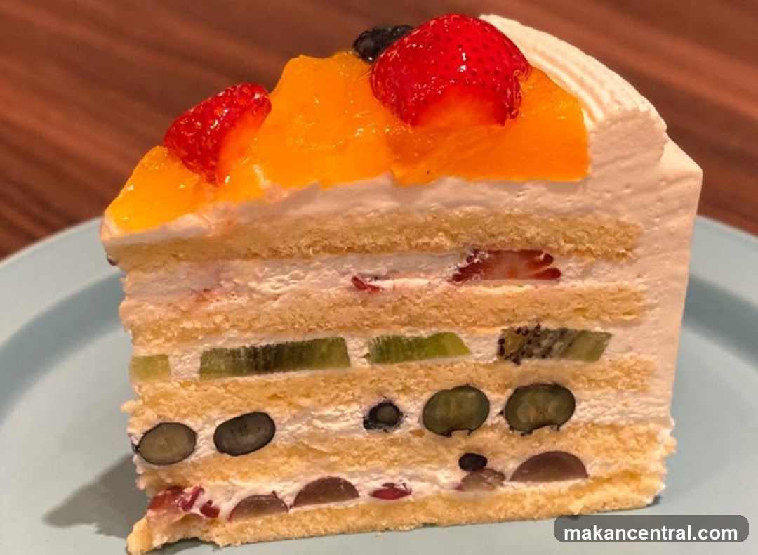 Fruit Cake Slice