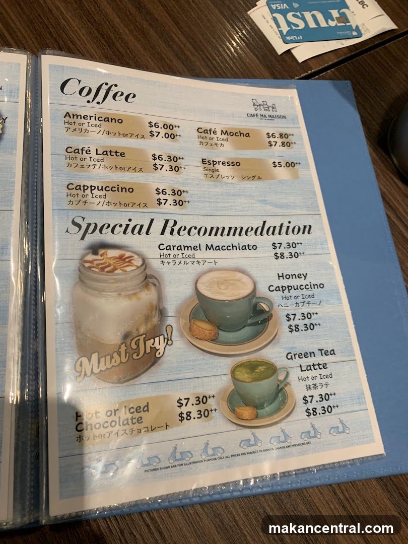 Coffee Menu