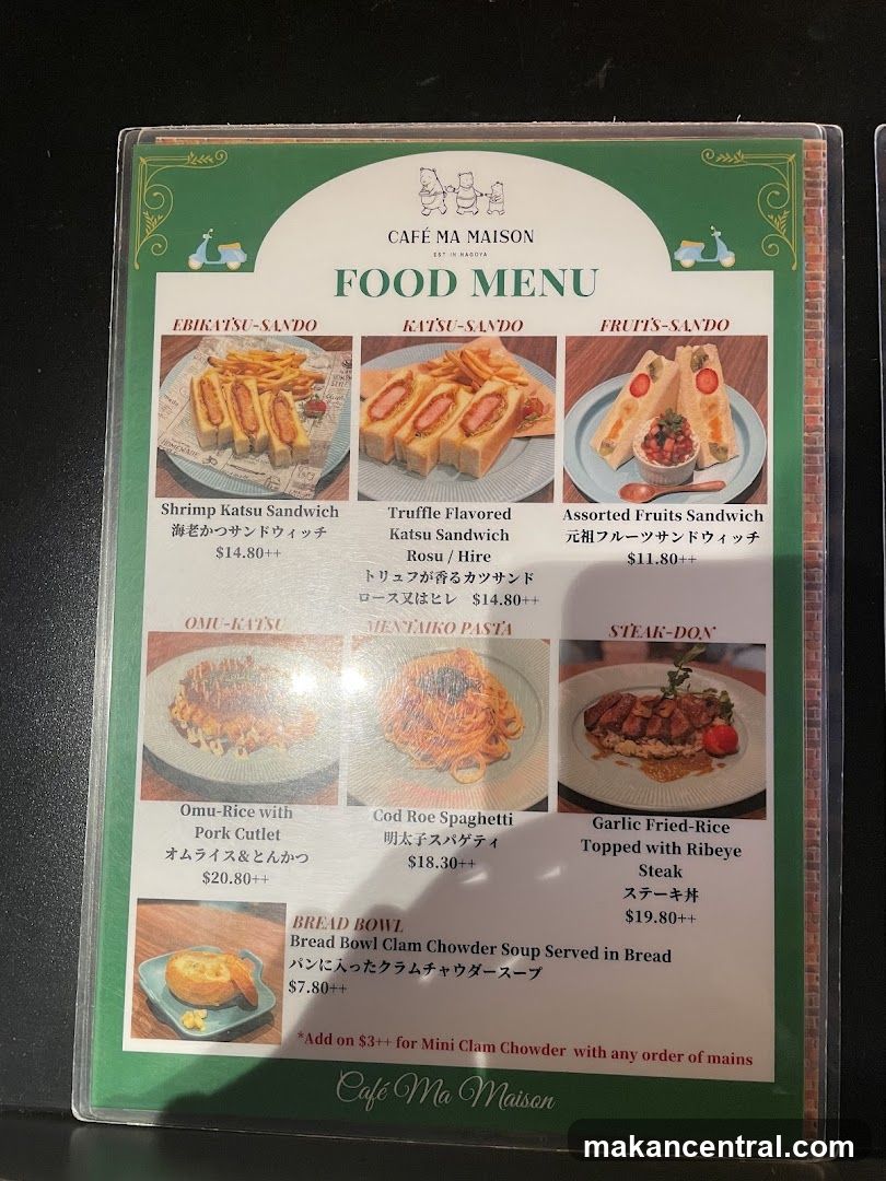 FOOD MENU