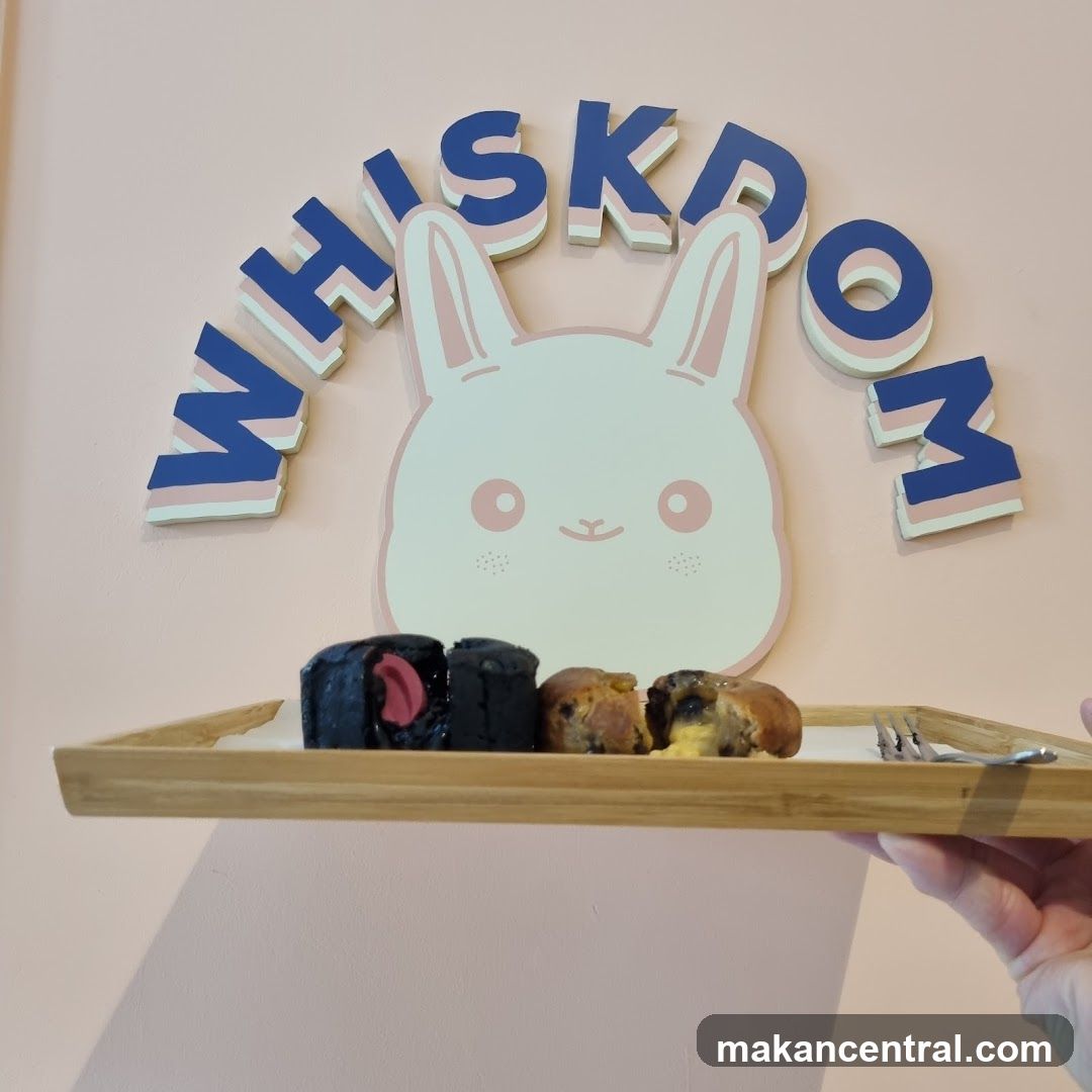 Dessert Tray with "WHISKROOM" Sign
