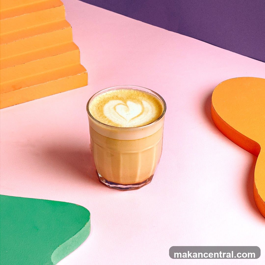 Latte with Heart Art
