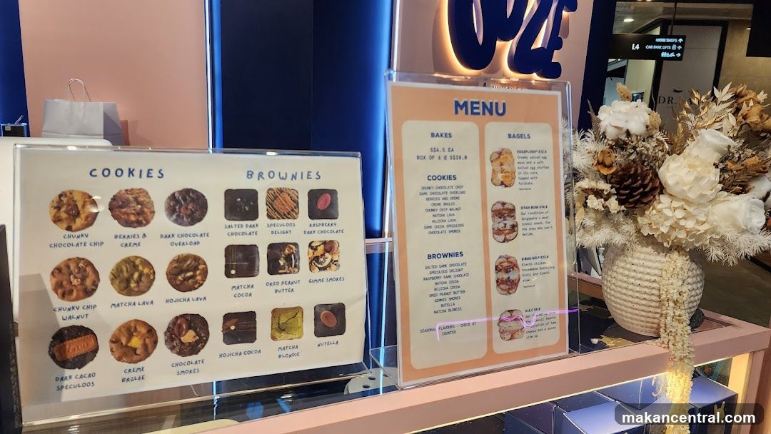 Menu and Cookies Display