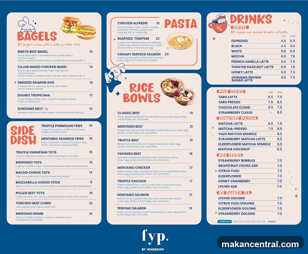 FYP Menu