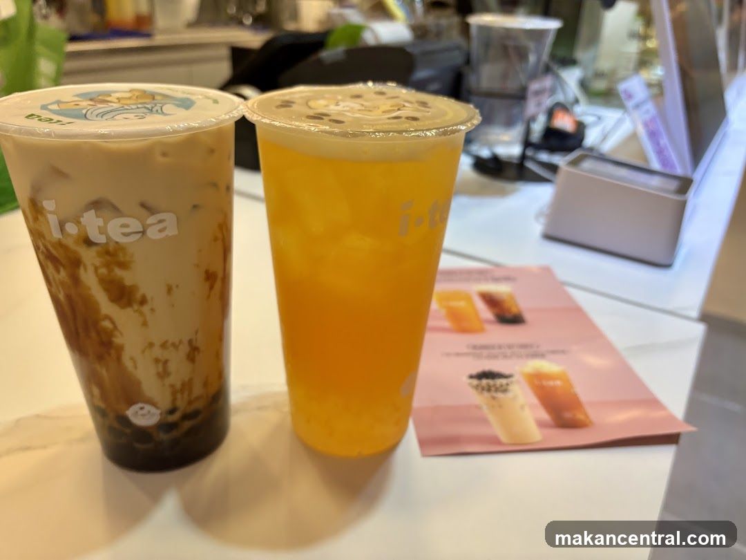 Two Iced Drinks