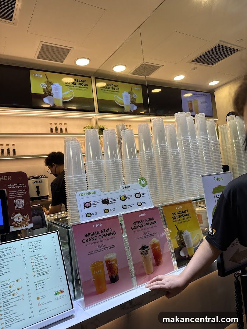 Bubble Tea Shop Counter