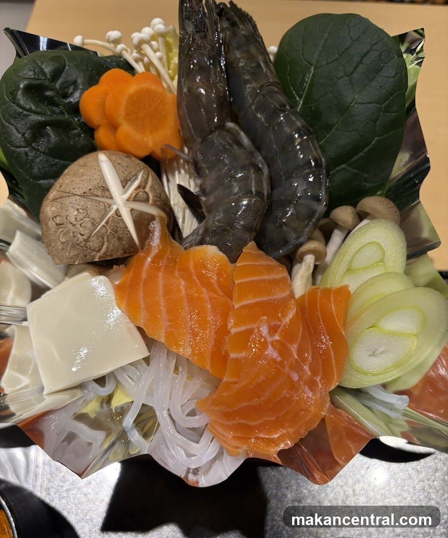 Seafood and Vegetable Platter