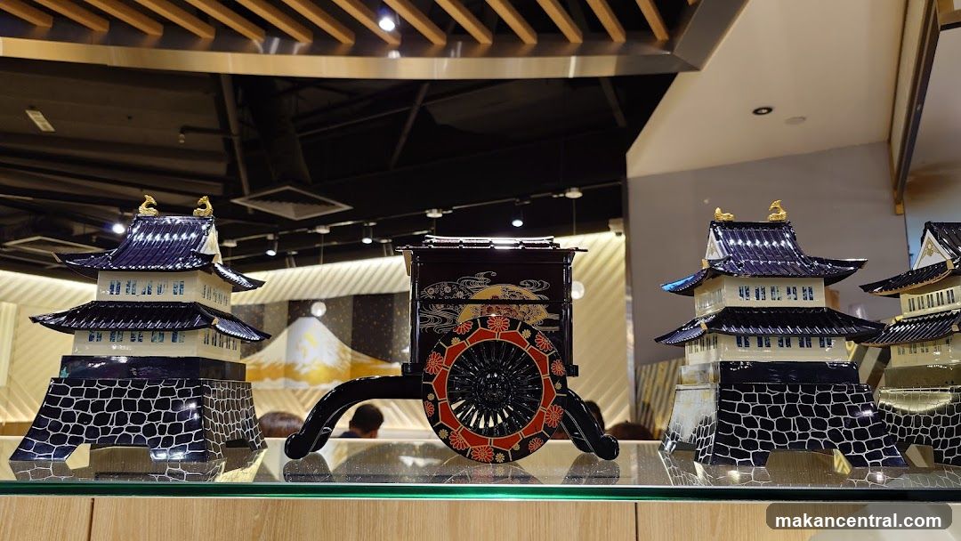 Decorative Japanese Castle and Cart