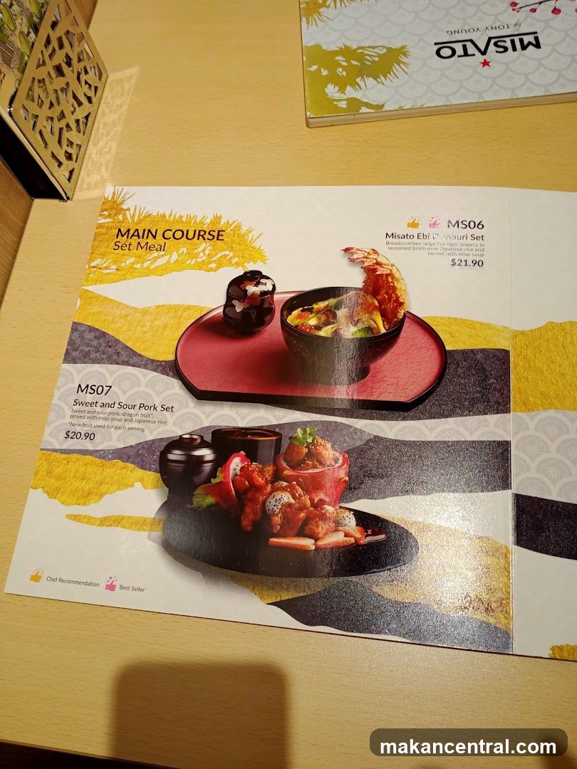 Misato Main Course Set Meal