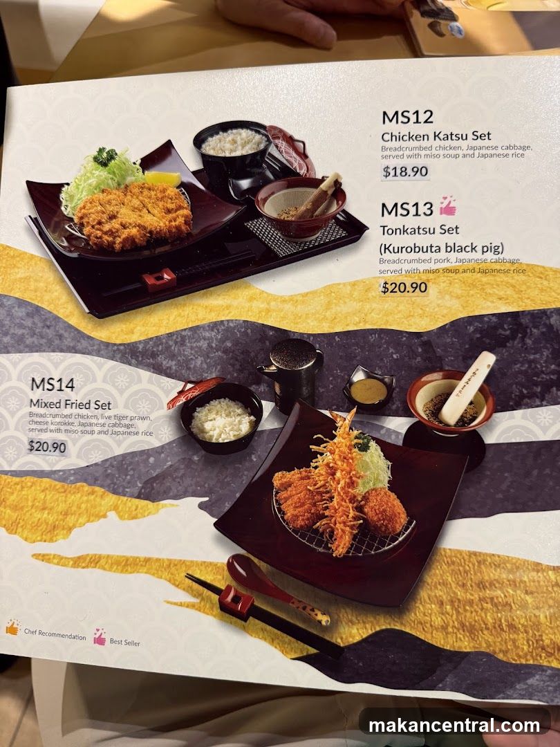 Japanese Set Menu