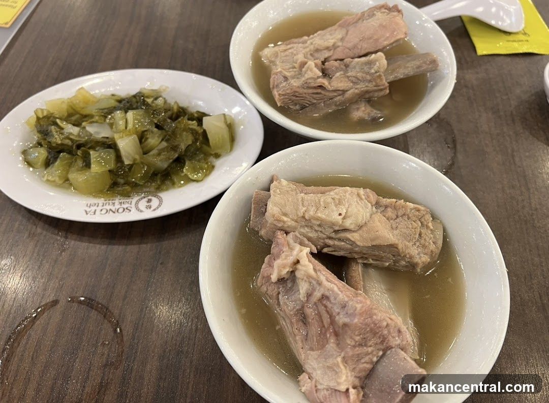 Bak Kut Teh with Pickled Vegetables
