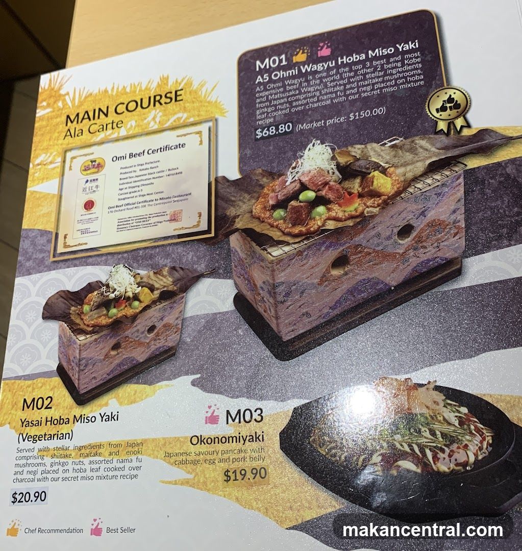 Main Course Ala Carte