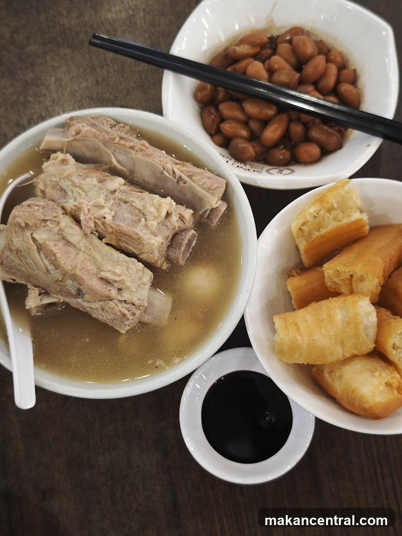 Pork Rib Soup with Sides