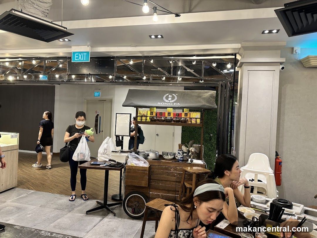 Restaurant Interior with Customers