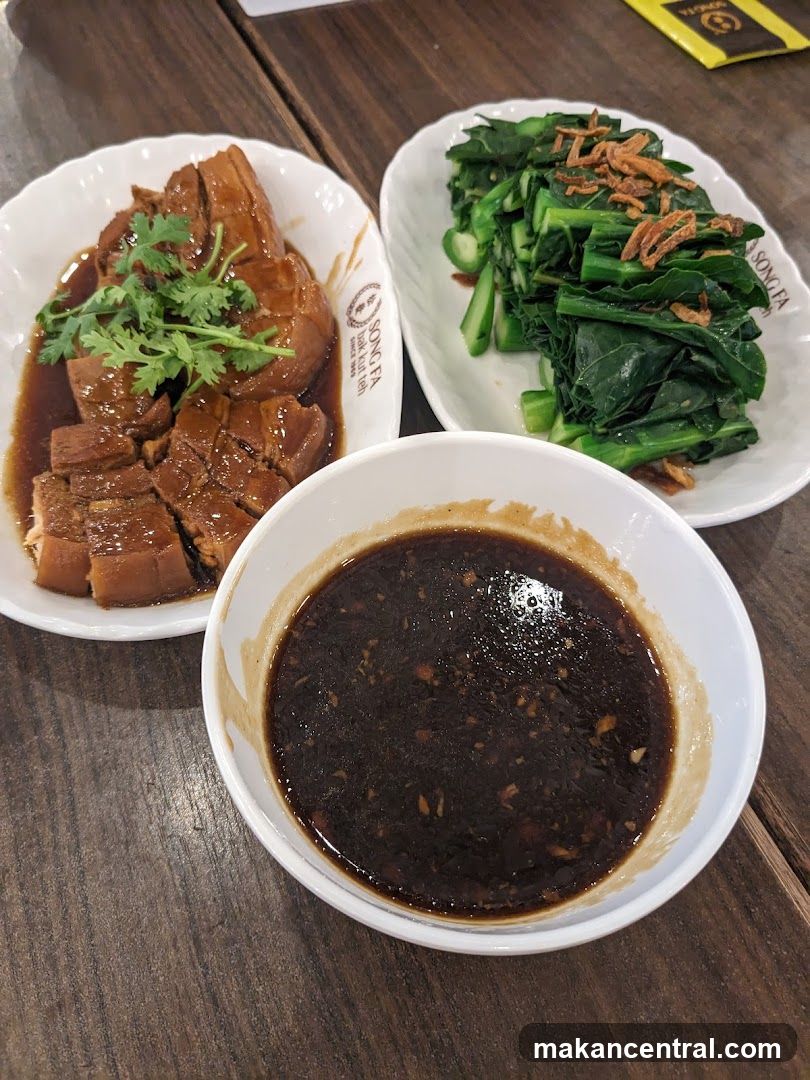 Braised Pork Belly and Greens