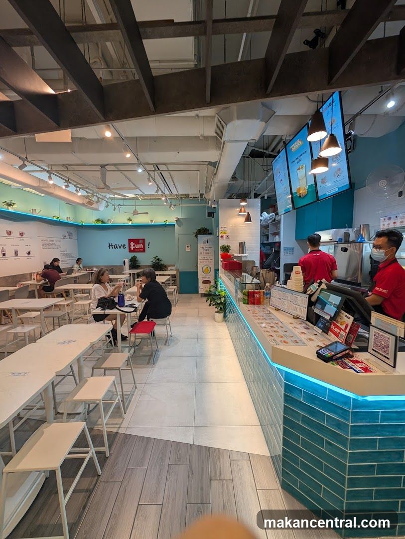 Interior of a casual dining establishment