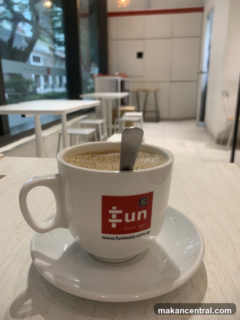 Coffee cup with logo